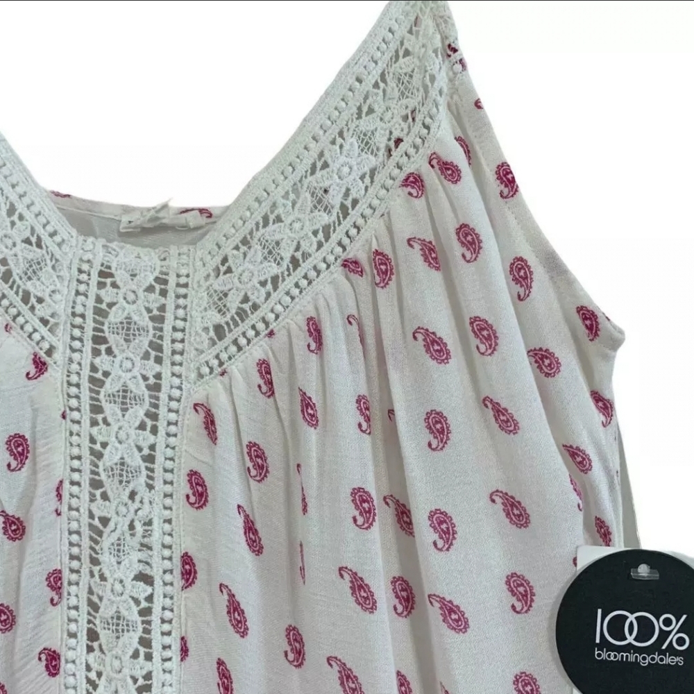 NWT EN CREME Pretty maxi dress w crochet trim top summer sun Dress. - Picture 4 of 13